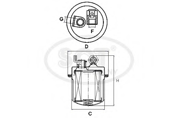 Filtru combustibil