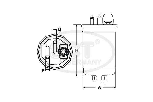 Filtru combustibil