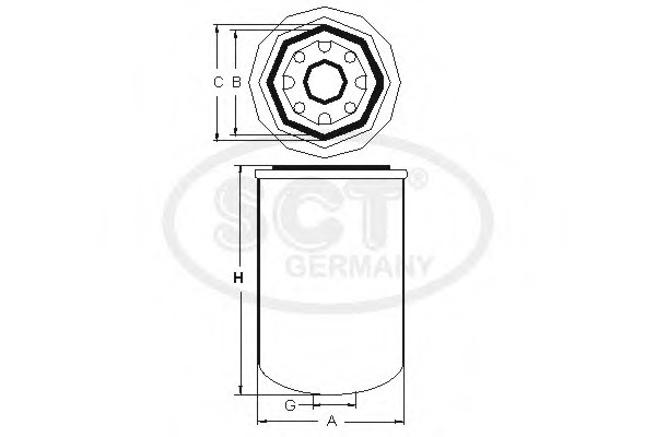 Element filtrant uscator aer compresor