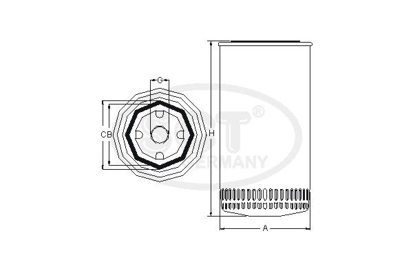 Filtru hidraulic, sistem reglare a nivelului susp.