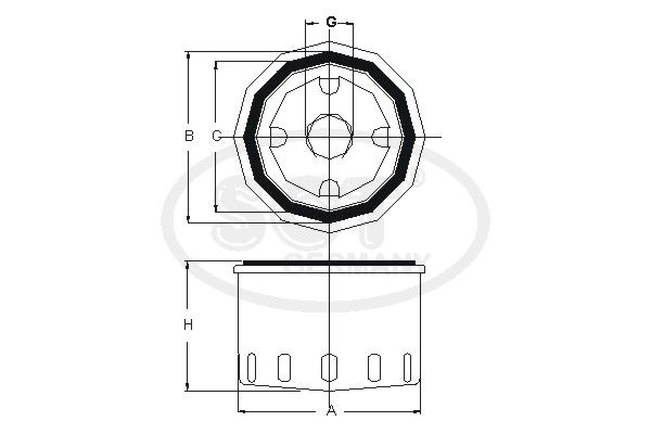 Filtru hidraulic, sistem reglare a nivelului susp.