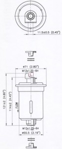 Filtru combustibil