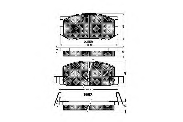 Placute frana