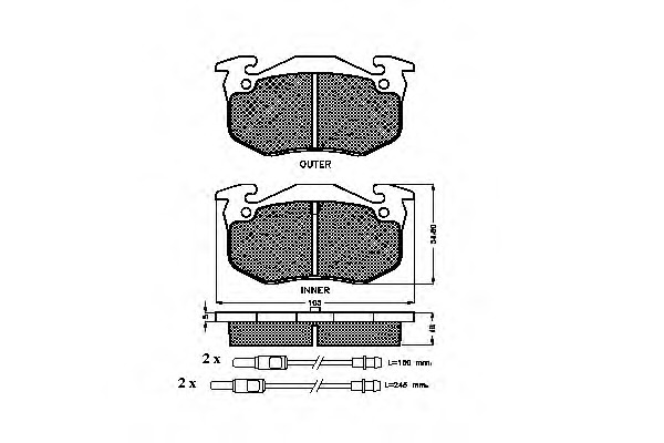 Placute frana