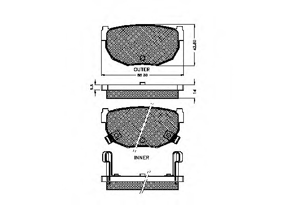 Placute frana