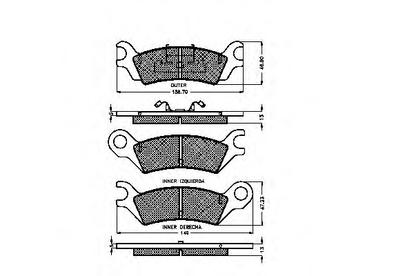 Placute frana