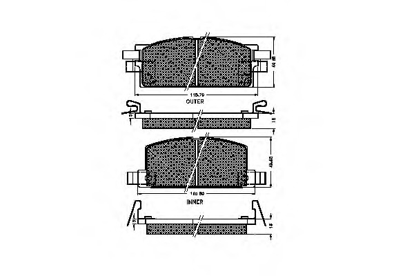 Placute frana