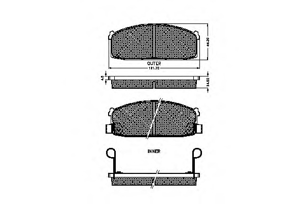 Placute frana