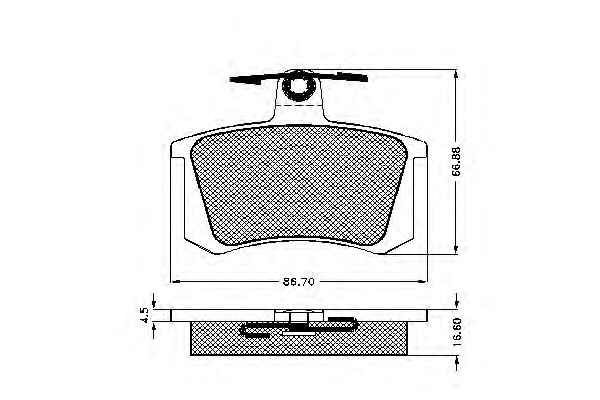 Placute frana