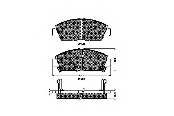 Placute frana