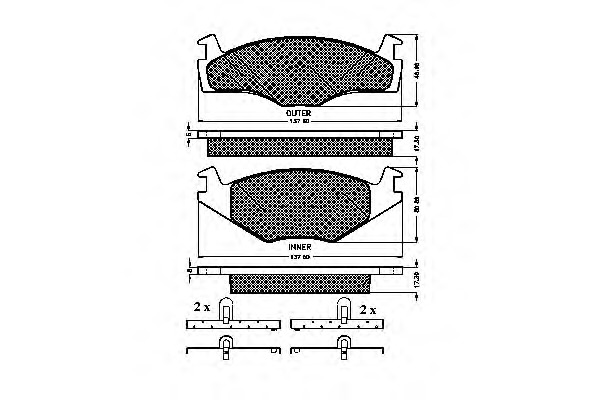 Placute frana