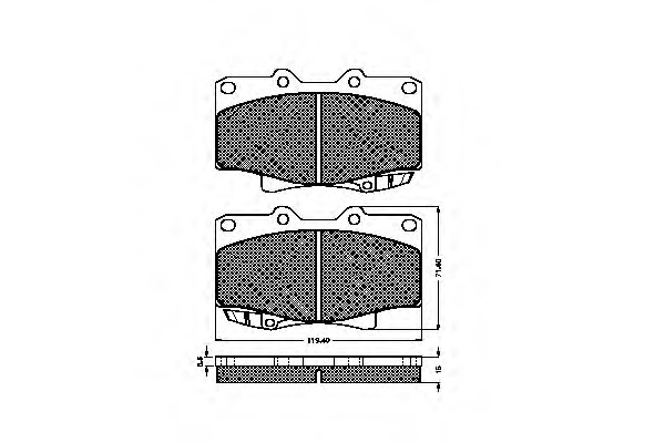 Placute frana