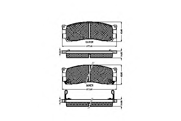 Placute frana