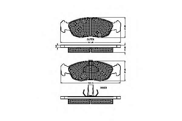 Placute frana