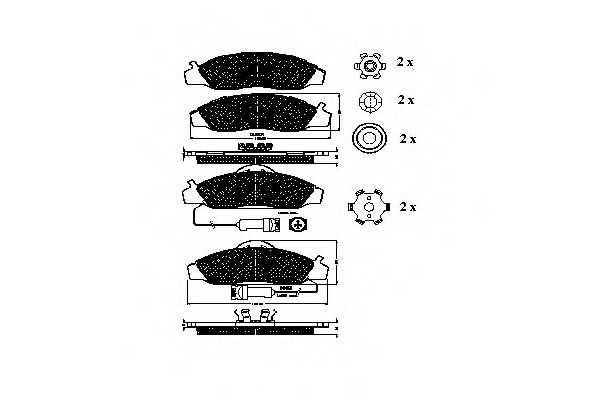 Placute frana