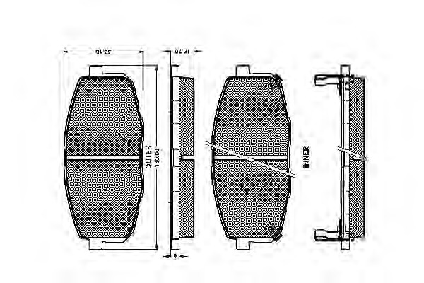 Placute frana