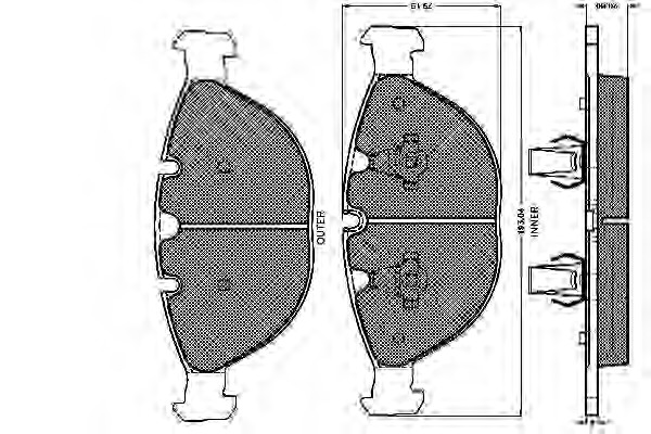 Placute frana