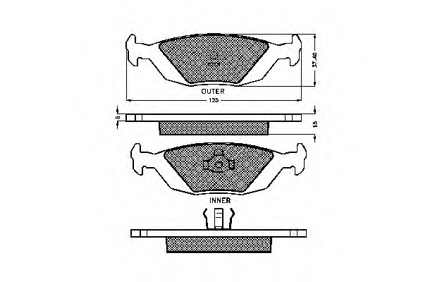 Placute frana