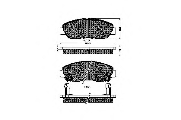 Placute frana