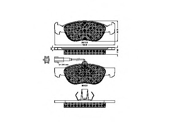 Placute frana