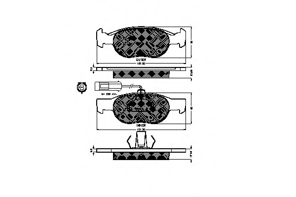 Placute frana