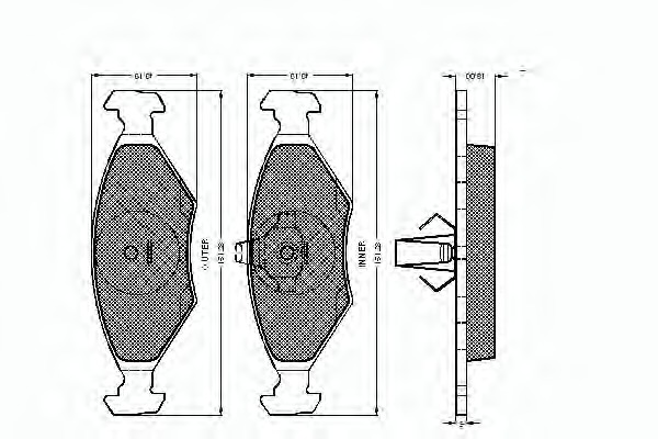 Placute frana