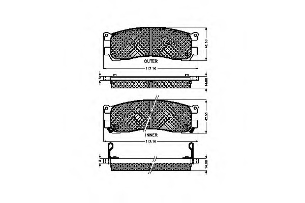 Placute frana