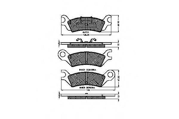 Placute frana