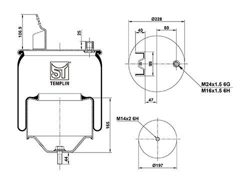 Burduf suspensie pneumatica