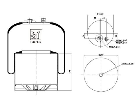 Burduf suspensie pneumatica