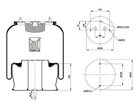 Burduf suspensie pneumatica