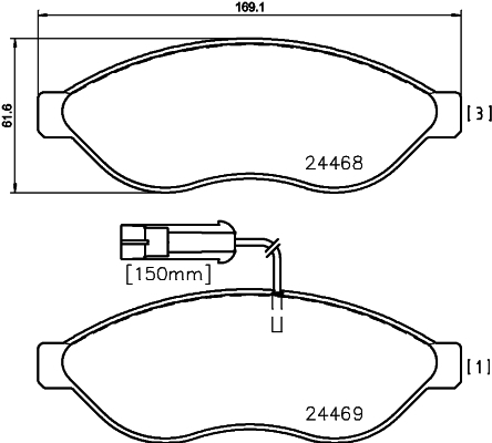 Placute frana