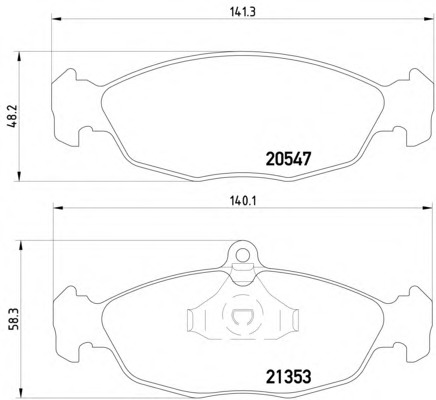 Set frana frana disc