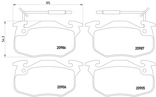 Set frana frana disc