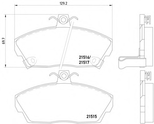 Set frana frana disc