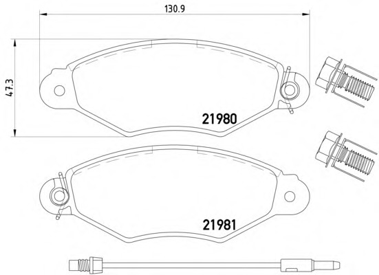 Set frana frana disc