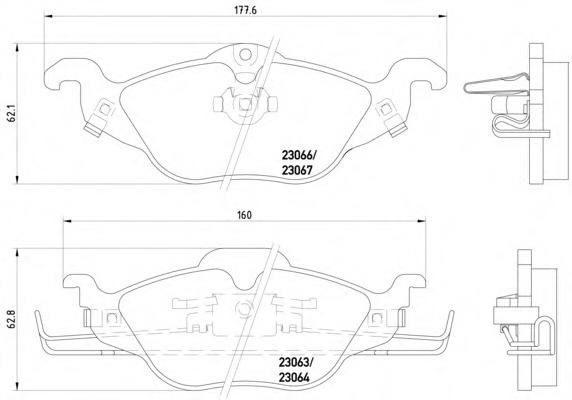 Set frana frana disc