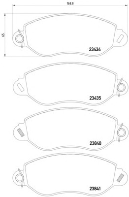 Set frana frana disc