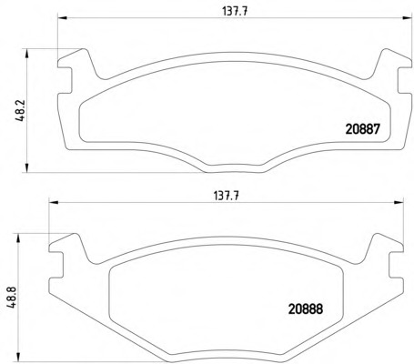 Set frana frana disc