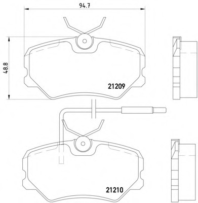 Set frana frana disc