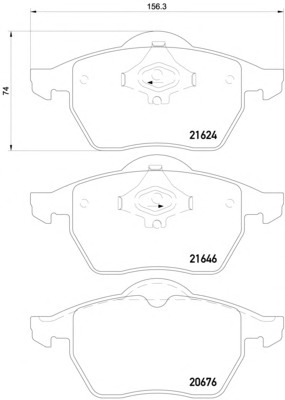 Set frana frana disc