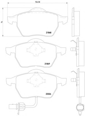 Set frana frana disc