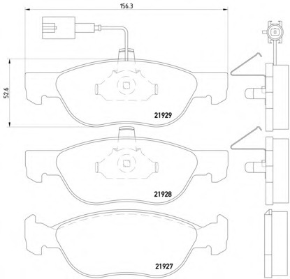 Set frana frana disc