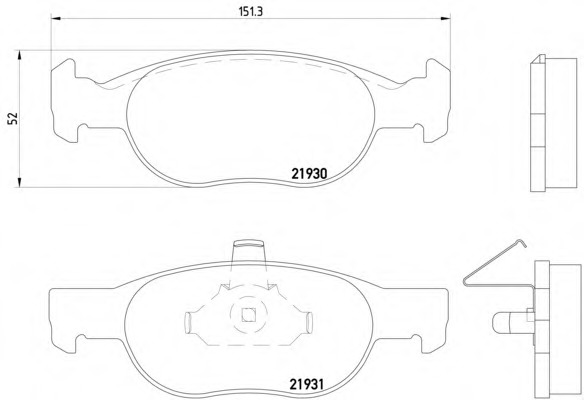 Set frana frana disc