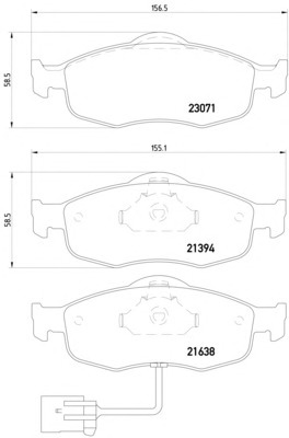 Set frana frana disc