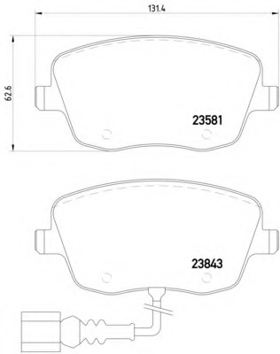 Set frana frana disc