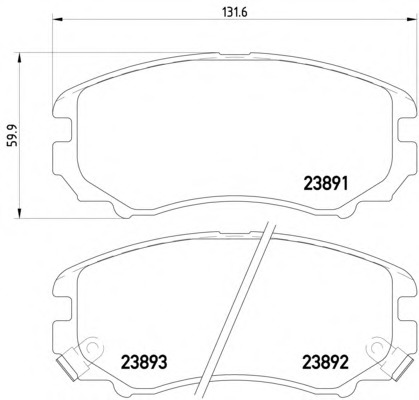 Set frana frana disc