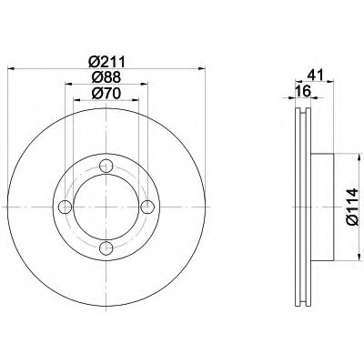 Disc frana