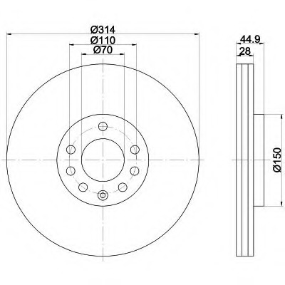 Disc frana