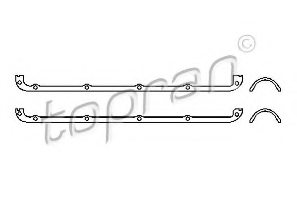 Set garnituri capac supape